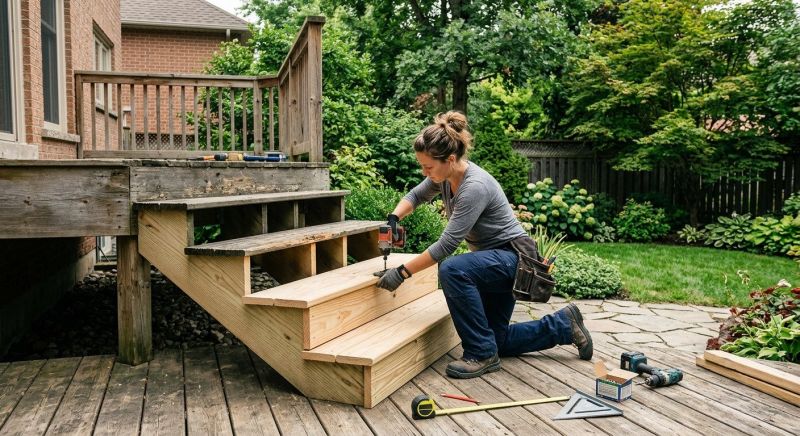 Outdoor Stair Remodeling